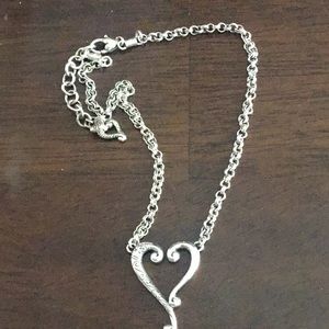 Silver Brighton  heart choker